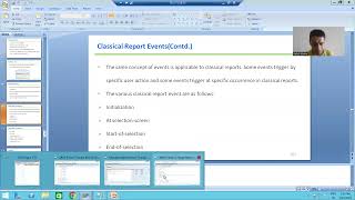 39  ABAP Programming  Classical Report Events  Introduction Part1 [upl. by Ragouzis851]