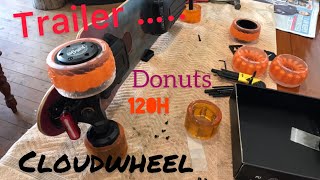 Trailer  new Cloudwheel 120H Donuts for TeamGee H20 Hub Motors  Andrew Penman EBoard Reviews [upl. by Eiramanit]