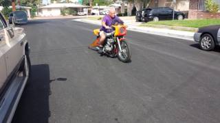 testing the honda dragbike at corys house [upl. by Deraj890]