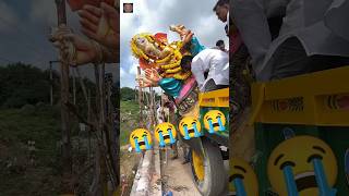 😭गणेश जी🙏के साथ ऐसा क्यों करते हो भाई😭ganpativisarjan2024 ganeshchaturthi shortsfeed youtubeshor [upl. by Milda925]