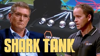 The Sharks FIGHT Over HexPegs  Shark Tank AUS  Shark Tank Global [upl. by Uund]