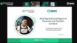 Webinar Abordaje estomatológico en personas con Parálisis Cerebra [upl. by Acimaj]