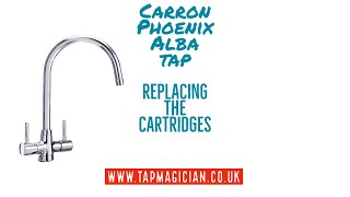 Carron Phoenix Alba  Replacing the ceramic cartridge repair leaking tap tapmagician [upl. by Hedvige]