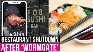 Sushi Shop DESTROYED After TikTok Claims of WORMS in Food  Keith Lee amp Hospitalized Patron Speaks [upl. by Sculley]