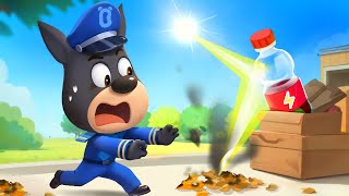 Bottles and Fires🔥  Safety Cartoons for Kids  Police Resue  Sheriff Labrador [upl. by Balthasar]