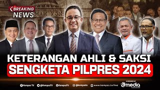 BREAKING NEWS  Keterangan Ahli amp Saksi AniesMuhaimin Sidang Sengketa Pilpres 2024 [upl. by Anavoj]