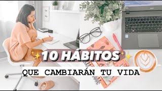 10 HÁBITOS QUE CAMBIARAN TU VIDA  COMO SER PRODUCTIVO  🧡 Jessi Franquet 🧡 [upl. by Eceerahs298]