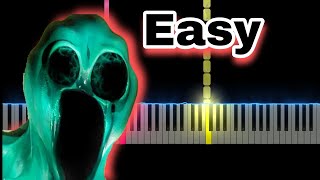 Garten of Banban 7 OST  Senengeon Easy Piano Tutorial [upl. by Donell]