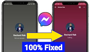 How To Fix Messenger Call Did Not Answer Problem  New Method 2024 [upl. by Kylynn]
