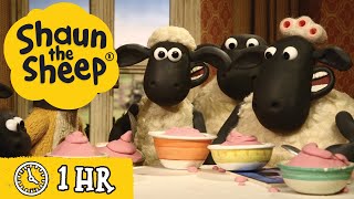 Shaun the Sheep 🐑 Full Episodes 🍨 Food amp Giant Sheep 🍅 Cartoons for Kids [upl. by Muire168]