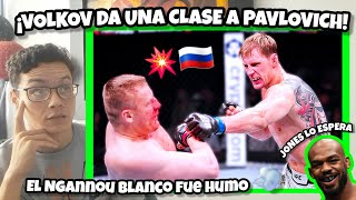 ALEXANDER VOLKOV desinfla a SERGEI PAVLOVICH dándole una clase de MMA‼️ [upl. by Asuncion380]