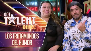 Los Trotamundos del Humor  Audiciones  Got Talent Chile 2024 [upl. by Shae]