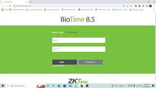 ZKTeco Biotime 8 5 Installation [upl. by Abell828]