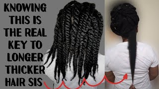 THE MINUTE I LEARNT THIS MY NATURAL HAIR STARTED GROWING LONGER AND THICKER growhair 4chair [upl. by Saree]