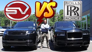 NEW Range Rover SV vs Rolls Royce Cullinan Can Land Rover Even Compete [upl. by Strickman266]