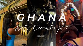 Detty December Vlog  December in Ghana  Getting the BEST Knotless Braids  Hiking 6000 Steps [upl. by Felix]