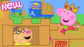 Peppa Pig Tales 🏰 Building A Cardboard Castle 🖍️ BRAND NEW Peppa Pig Episodes [upl. by Nauj]