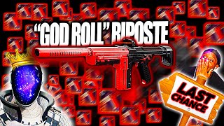 GOD ROLL REPOSTE  FINAL CHANCE [upl. by Ellennad291]