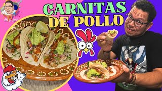 Cómo Hacer CARNITAS de POLLO  Receta Auténtica y Sabrosa [upl. by Scevor]