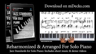 Jazz Standards amp Popular Songs For Solo Piano Reharmonized amp Arranged Sheet Music Download PDF [upl. by Brendan]