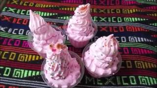 NIEVE DE MERENGUE CON BOMBONLAS RECETAS DE LUPITA [upl. by Einneb228]