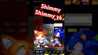 Sonic Shimmy Shimmy ya 🦔🥶 Sprite animation [upl. by Somerville]