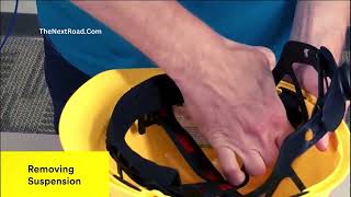 3M SecureFit Hard Hat Helmet Installing and Removing Suspension [upl. by Oiralih]