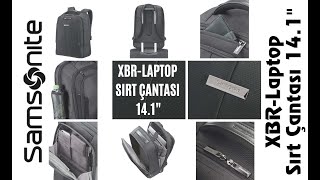 Samsonite XBR Laptop Sırt Çantası 141quot inceleme [upl. by Volnak734]