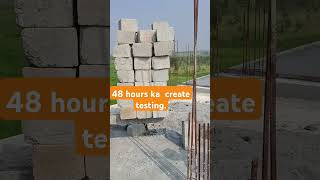 48 hours ca concrete testing civilengineering home concrete structuralengineering [upl. by Ezri]