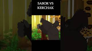 SABOR VS KERCHAK animação animation disney tarzan pivotanimator [upl. by Immanuel]