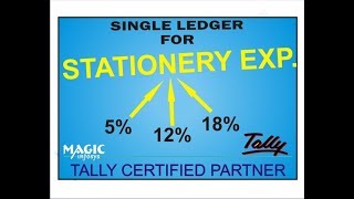 SINGLE EXPENSE LEDGER FOR MULTIPLE TAX RATE  EASY LEDGER MAINTAIN IN TALLY GST [upl. by Harbison960]