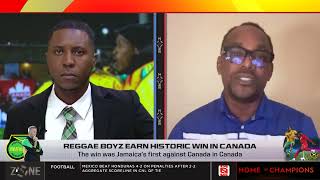 Reggae Boyz earn historic win in Canada the win was Jamaicas first against Canada in Canada [upl. by Thekla]