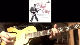 Chuck Berry Maybellene Guitar Cover Epiphone es 295 Boss katana amp [upl. by Bucky]