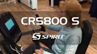 CRS800 S Recumbent Stepper  Spirit Fitness [upl. by Manfred845]