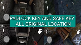 Granny 3 padlock key and safe key locationsHow to find padlock key and safe key in granny 3 [upl. by Alyal]