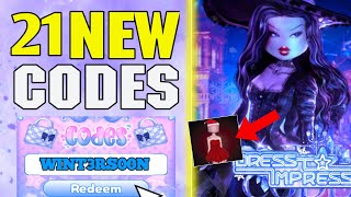 NEW CODES ROBLOX DRESS TO IMPRESS CODES 2024  DTI CODES  DTI NEW UPDATE [upl. by Aicnilav]