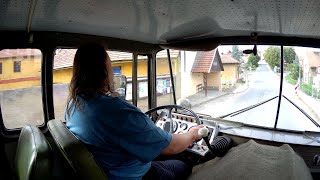 Tatra 813 Kolos  Jízda Cabin view [upl. by Chalmers]