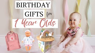 1 Year Old Birthday Presents  Baby amp Toddler Gift Ideas [upl. by Wilbert]