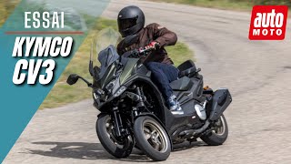 Essai Kymco CV3  plus fort quun Piaggio MP3 [upl. by Isdnyl]