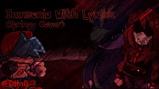 Insomnia WITH LYRICS COVER  VS Hypnos Lullaby V2 LYRICAL COVER original by springystarscout [upl. by Beltran]