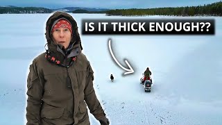 Essential Ice Safety  Expert Guide to Checking Ice Thickness on Frozen Lakes [upl. by Damicke]