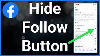 How To Remove Follow Button On Facebook Profile [upl. by Lauzon882]