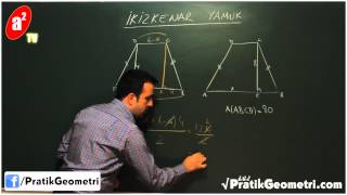 İkizkenar Yamukta Alan  Önder Hoca ile Pratik Geometri [upl. by Atwekk]