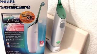 Philips Sonicare Airfloss Rechargeable Electric FlosserREVIEW [upl. by Esinned]