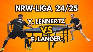 🏓💯Duell der 1er YLennertz2123TTR  FLanger2024TTR [upl. by Adnilak45]