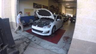 MK7 GTI Dyno  Unitronic Stage 2  IS38 Turbo [upl. by Lynnworth]