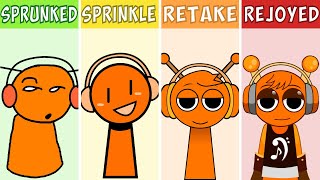 Incredibox Sprunki ALL SOUNDS  Sprunked VS Sprinkle VS Retake VS Rejoyed [upl. by Eatnoj444]