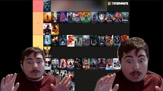 Ranking Sony and Marvel Movies Unexpected Results [upl. by Aliwt]