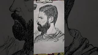 freehand drawingart drawing viralvideo sketch artist love music [upl. by Issim]