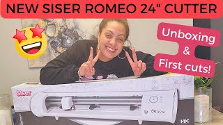 NEW SISER ROMEO 24quot CUTTER  UNBOXING amp FIRST CUTS [upl. by Gratia]